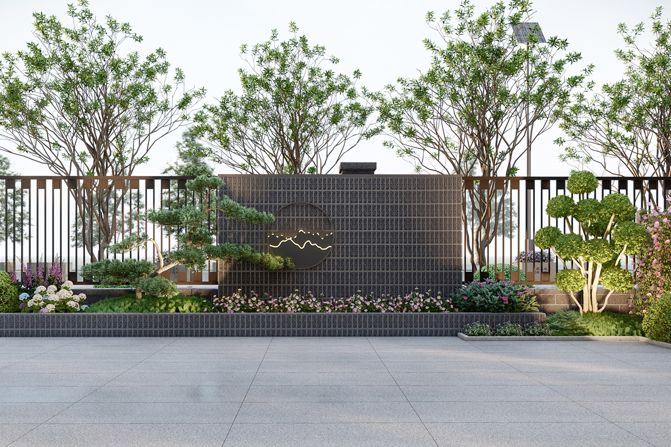 双劈裂砌块挡墙